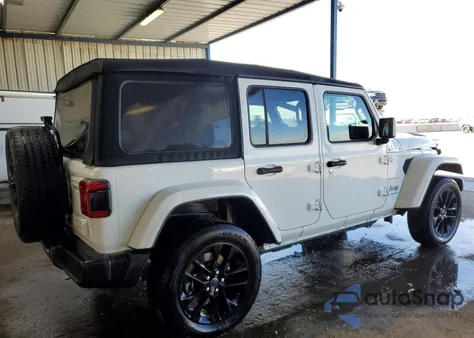 2024 Jeep Wrangler Sahara 4Xe из США, поврежденный, VIN 1C4RJXP6XRW254994